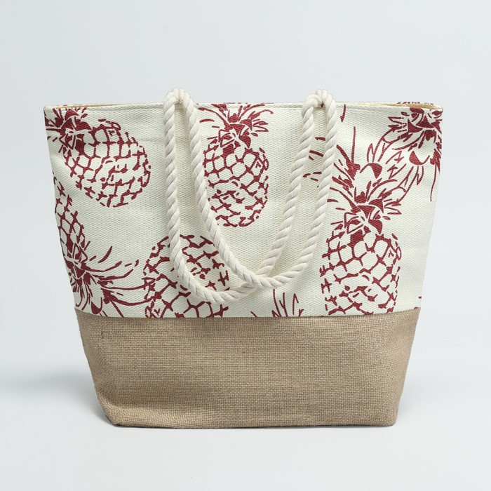 Сумка текстильная «Ананасы»
