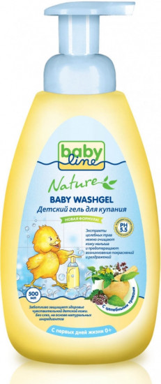 Гель для купания детский с лечебными травами
