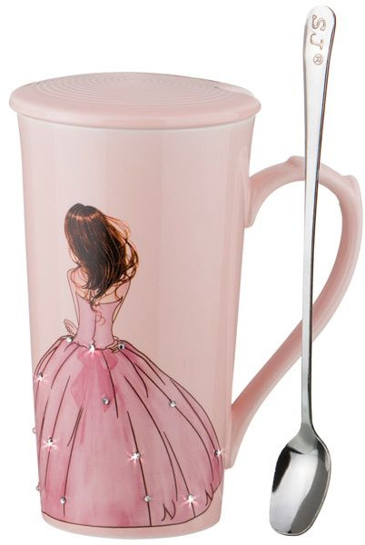 Кружка заварочная с ложкой «Незнакомка» (400 мл) | Lefard