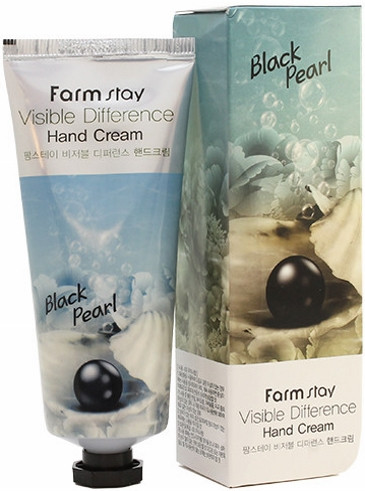 Крем для рук с экстрактом черного жемчуга | Black Pearl | FarmStay