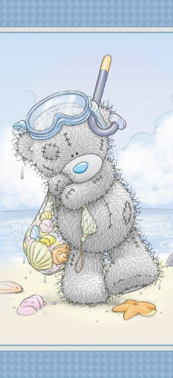 Полотенце махровое «Teddy на море» (70х140 см)