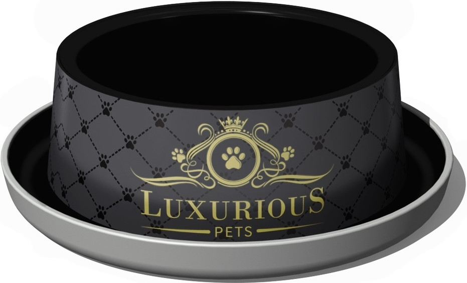 Миска нескользящая «Люкс» (с защитой от муравьев, 735 мл) | Moderna