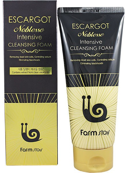 Пенка для умывания с экстрактом слизи улитки | Escargot Noblesse Intensive | FarmStay