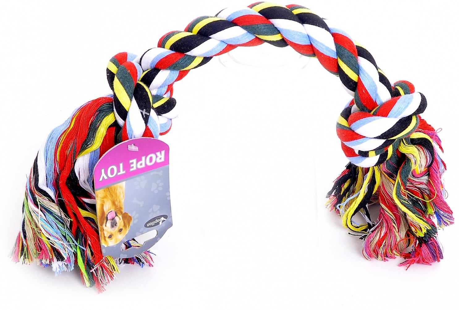 Игрушка для собак «Веревка с 2 узлами» | Papillon
