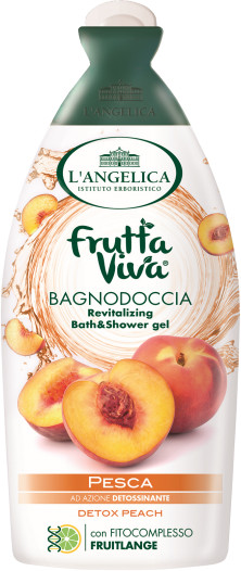 Гель для душа с экстрактом персика | Frutta Viva | L'Angelica
