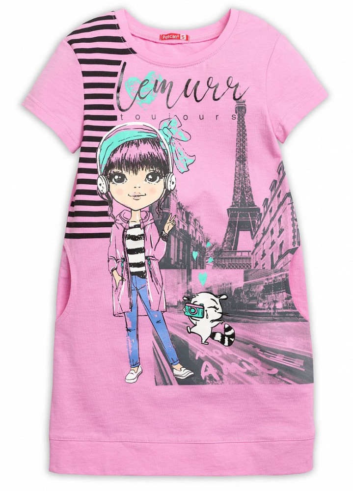 Платье для девочек | Лемур toujours | Pelican