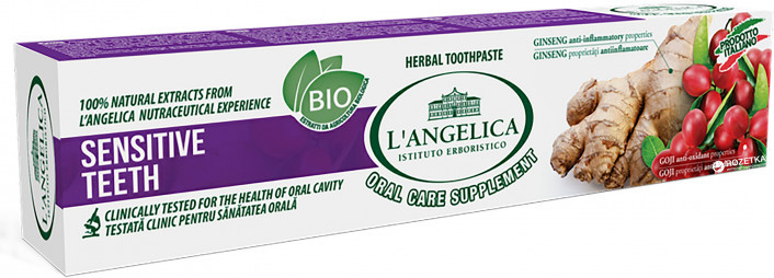 Зубная паста «Чувствительные зубы» | L'Angelica