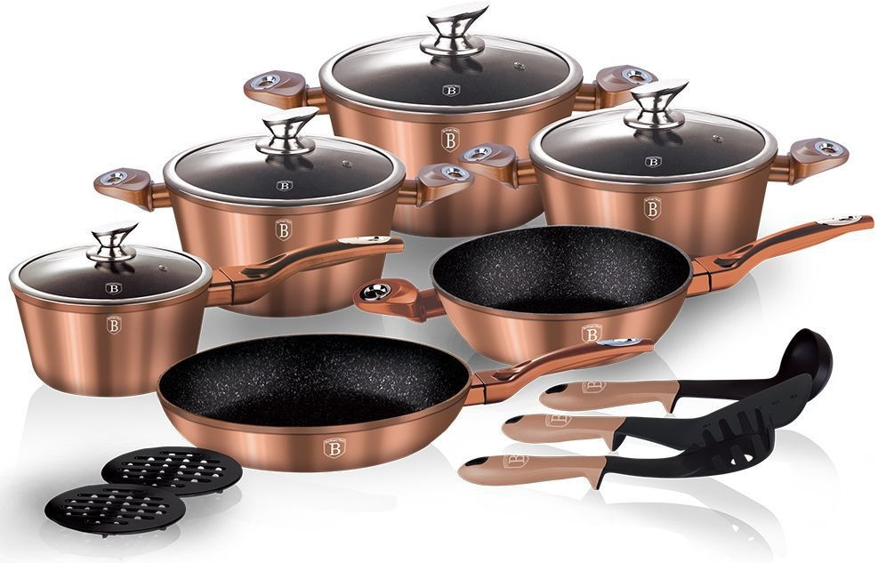 Набор посуды | Rosegold Line | Berlinger Haus