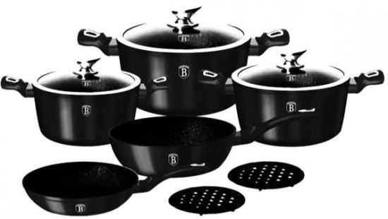 Набор посуды Royal Black Edition (10 предметов)