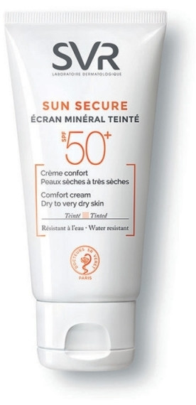 Крем-экран солнцезащитный с минеральными фильтрами SPF 50 | Sun secure | SVR