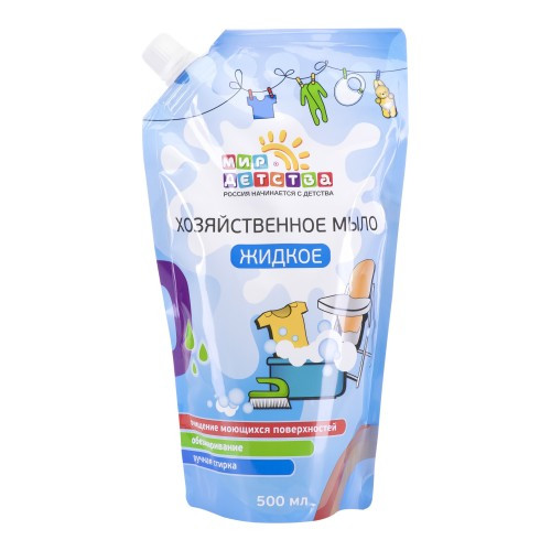 Жидкое хозяйственное мыло (500 мл) | Мир детства