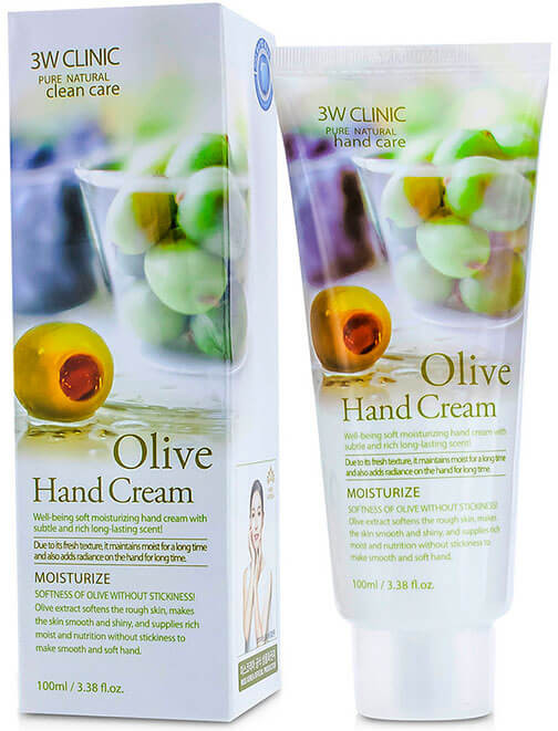 Крем для рук с экстрактом оливы | 3W CLINIC