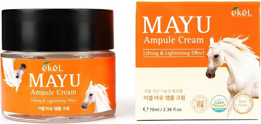 Крем для лица ампульный с экстрактом жира лошади | Ekel