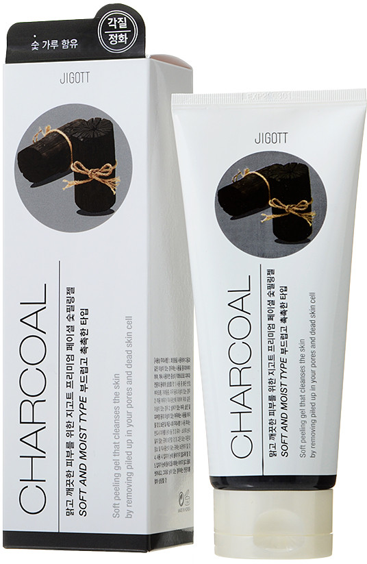 Пилинг-гель для лица с экстрактом древесного угля | Jigott