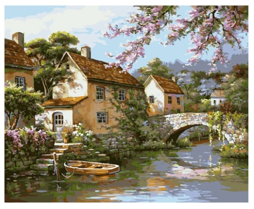 Набор для раскрашивания по номерам «У канала» (40×50 см) | Картины по номерам | Molly