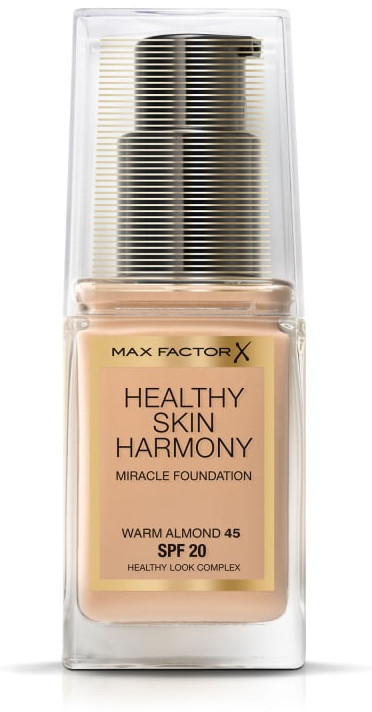 Тональная основа «Healthy Skin Harmony» SPF 20, оттенок 45-3202 Миндальный | Max Factor