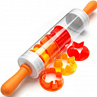 Скалка вращающаяся (45×7,5 см + 9 форм для печенья)