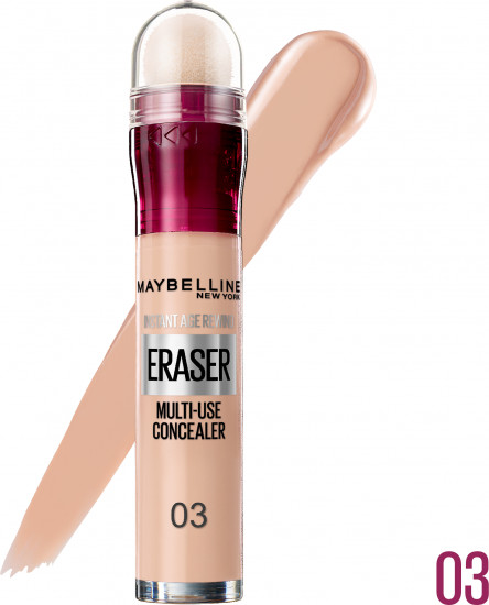 Мультифункциональный консилер «Instant Eraser», оттенок 03 Натурально-бежевый