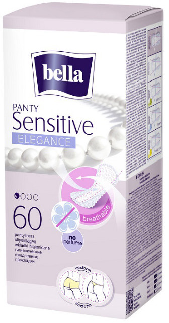 Прокладки женские «Panty Sensitive Elegance» (60 шт) | Panty Sensitive | Bella