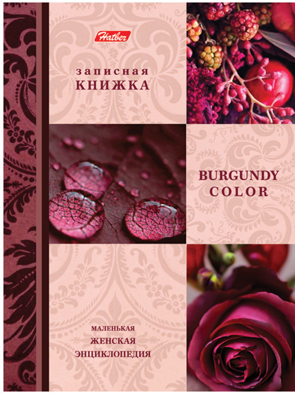 Ежедневник для женщины «Бордовый Boho Chic» (А6, 160 л) | Hatber