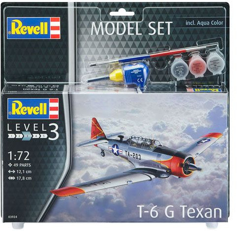Сборная модель «Американский лёгкий учебный самолёт T-6 G Texan» (1:72)