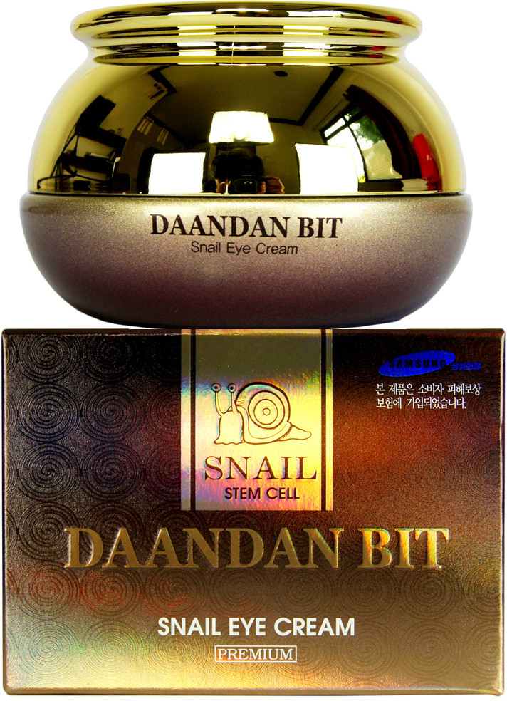 Крем для глаз антивозрастной «Daandan Bit», с муцином улитки и стволовыми клетками