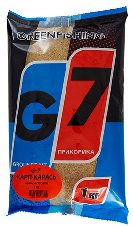 Прикормка «Карп-Карась» (1 кг) | G-7 | Greenfishing