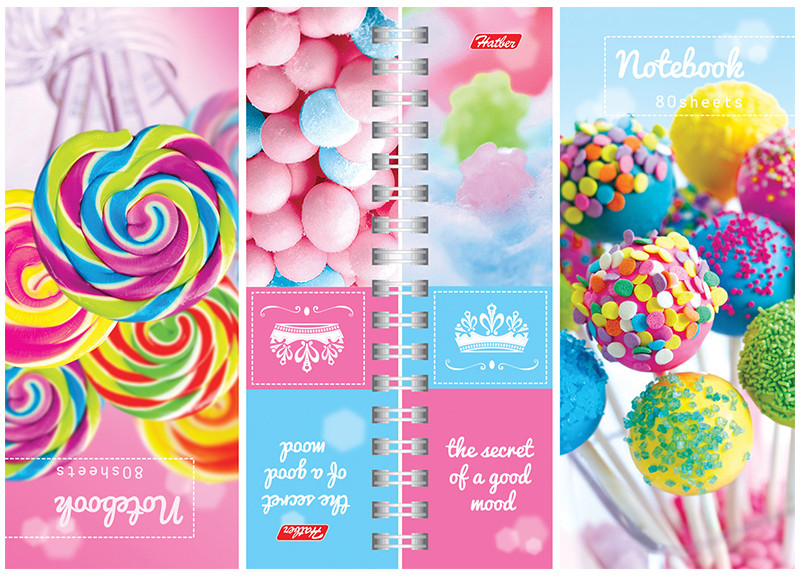 Записная книжка «Карамель» (80 листов, А6) | Hatber