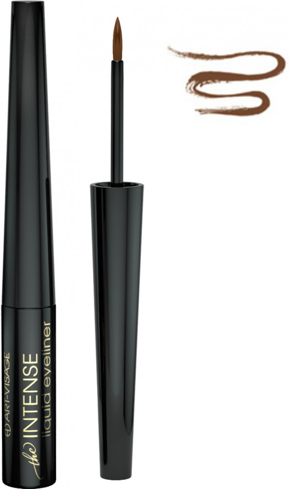 Подводка для глаз жидкая «The Intense Liquid Eyeliner», оттенок Коричневый | Art-Visage