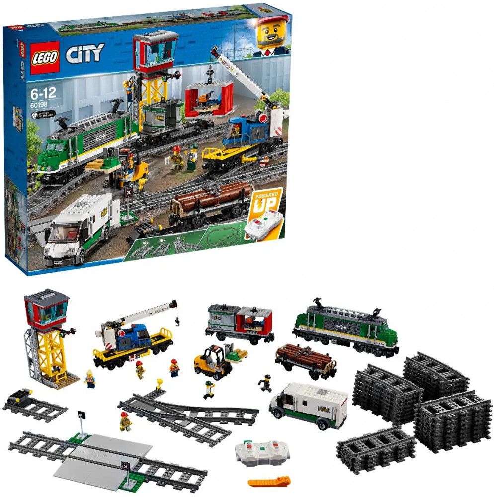 Конструктор City 60198 Товарный поезд. Cargo Train | LEGO City | LEGO (ЛЕГО)