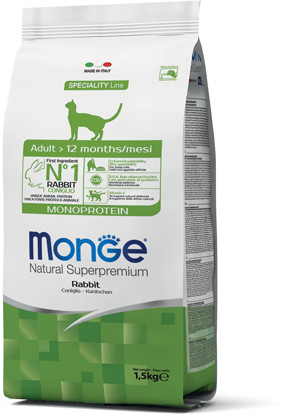 Корм для взрослых кошек с кроликом | Monge Cat | Monge