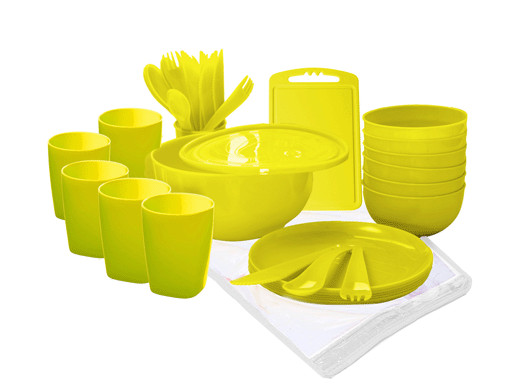 Набор посуды для пикника «Пир» (38 предметов) | Plastic Centre