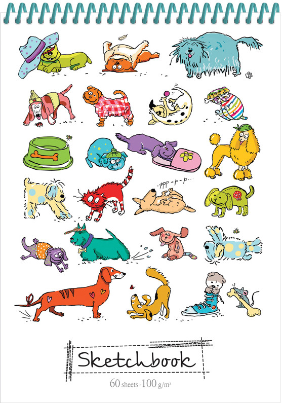 Блокнот «Прикольные животные» (А5, 60 листов) | Hatber