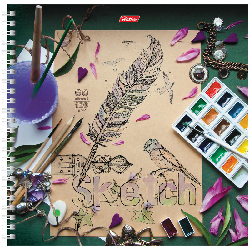 Скетчбук «Будем рисовать» | Hatber