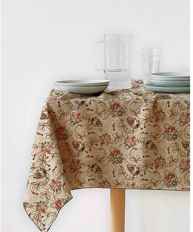 Скатерть рогожка «Журавли» | Шарлиз | Романтика