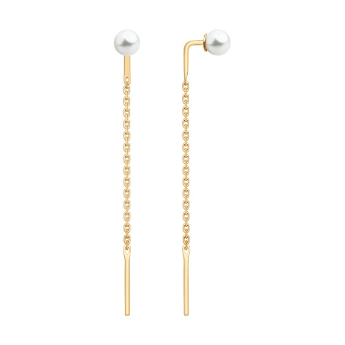 Серьги из серебра с жемчугом | SOKOLOV