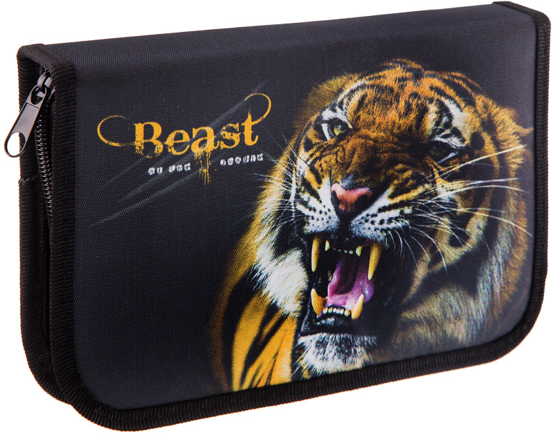 Пенал (1 отделение, 20×13 см) | Дикие кошки | ArtSpace