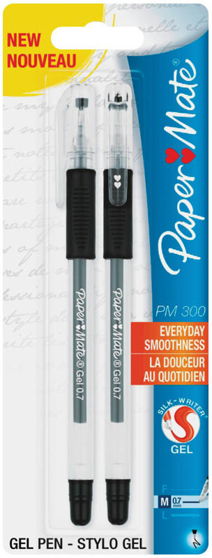 Набор гелевых ручек PM 300 (черный, 2 шт.) | Paper Mate