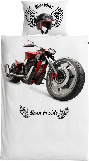 Комплект постельного белья «Biker» (арт. 16000-1, 1,5-спальный, перкаль, 1 наволочка 70х70)