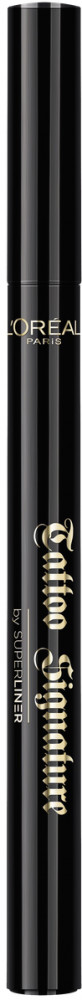 Подводка для глаз водостойкая «Tattoo Signature», оттенок 01 Черный | L'Oreal Paris