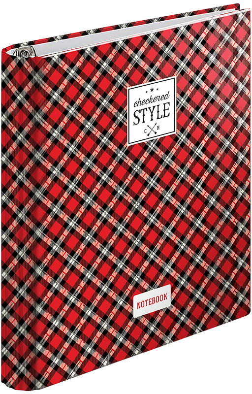 Тетрадь на кольцах «Шотландка» | ArtSpace