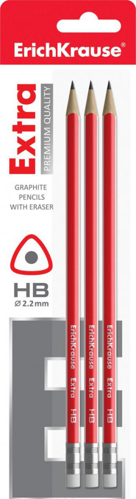 Набор чернографитных карандашей «HB» | Extra | Erich Krause