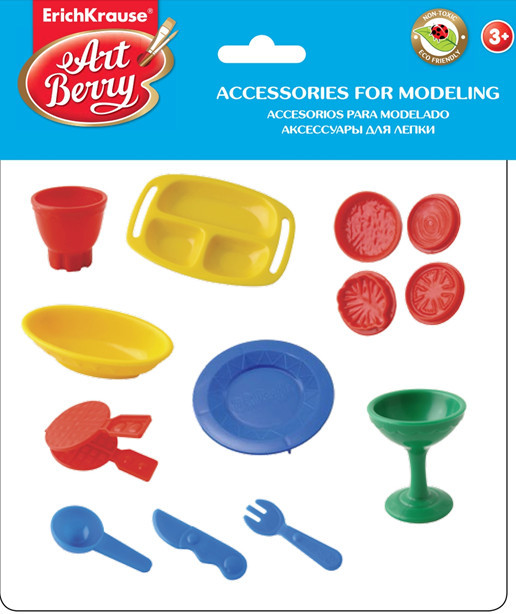 Набор пластиковых аксессуаров для лепки «Cookie set» | Artberry | Erich Krause