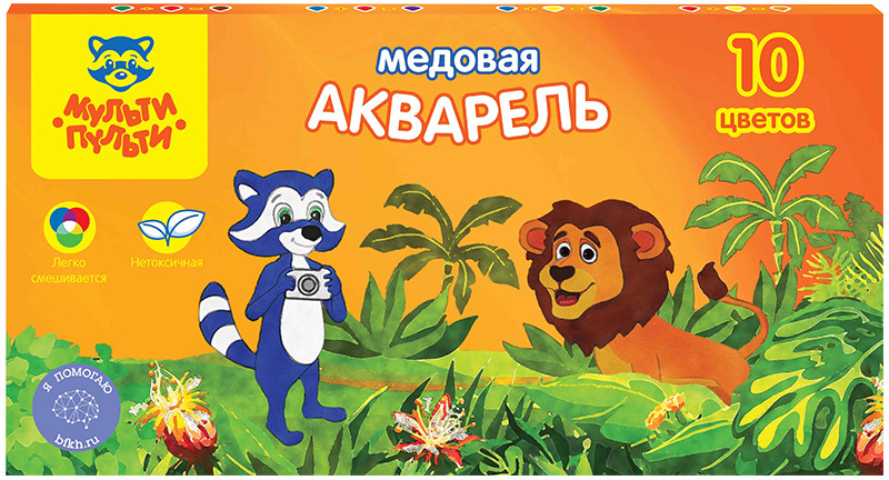 Акварель медовая (без кисти) | Приключения Енота | Мульти-Пульти