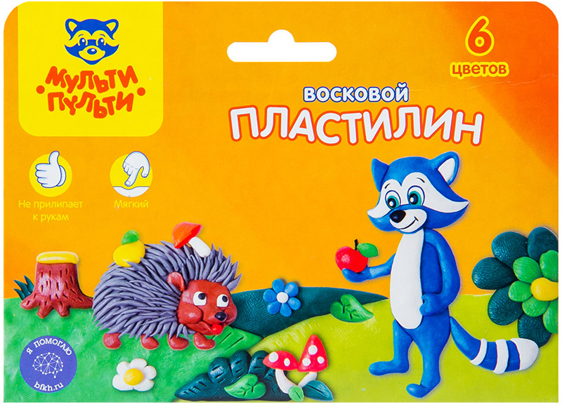Пластилин восковой (со стеком) | Приключения Енота | Мульти-Пульти