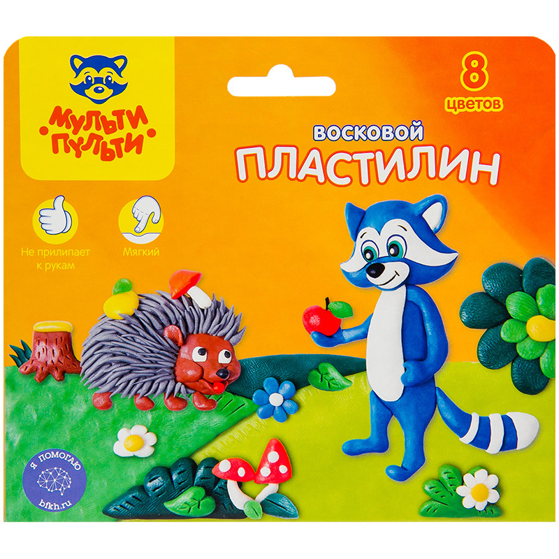 Пластилин восковой (со стеком) | Приключения Енота | Мульти-Пульти