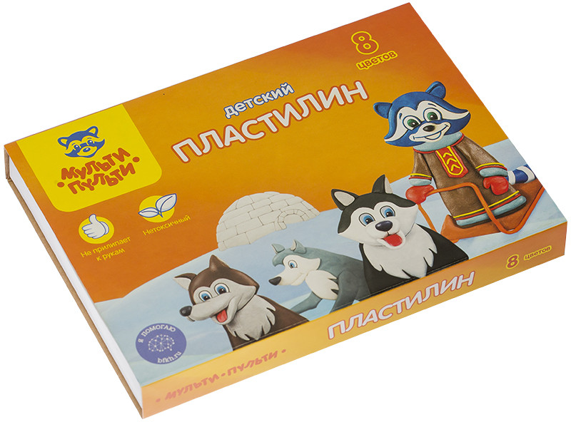 Пластилин восковой (со стеком) | Приключения Енота | Мульти-Пульти