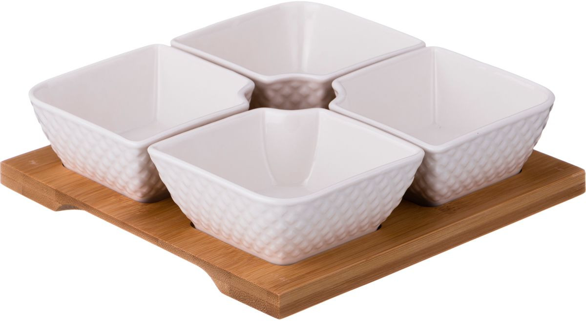 Менажница на подставке (17×17×5 см) | Диаманд | Lefard