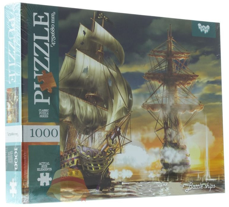 Пазлы «Морской бой» (1000 элементов) | Danko Toys