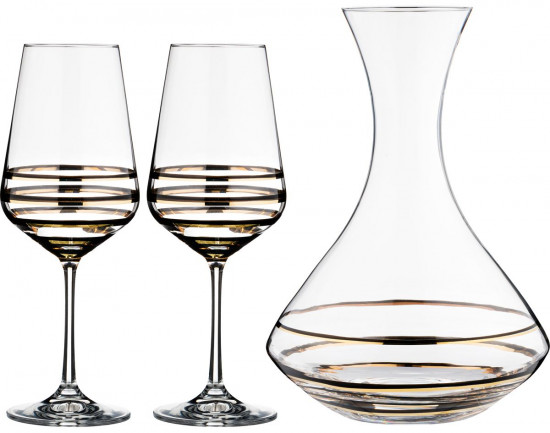Набор для вина Gold&Black (1500/450 мл, 3 предмета)